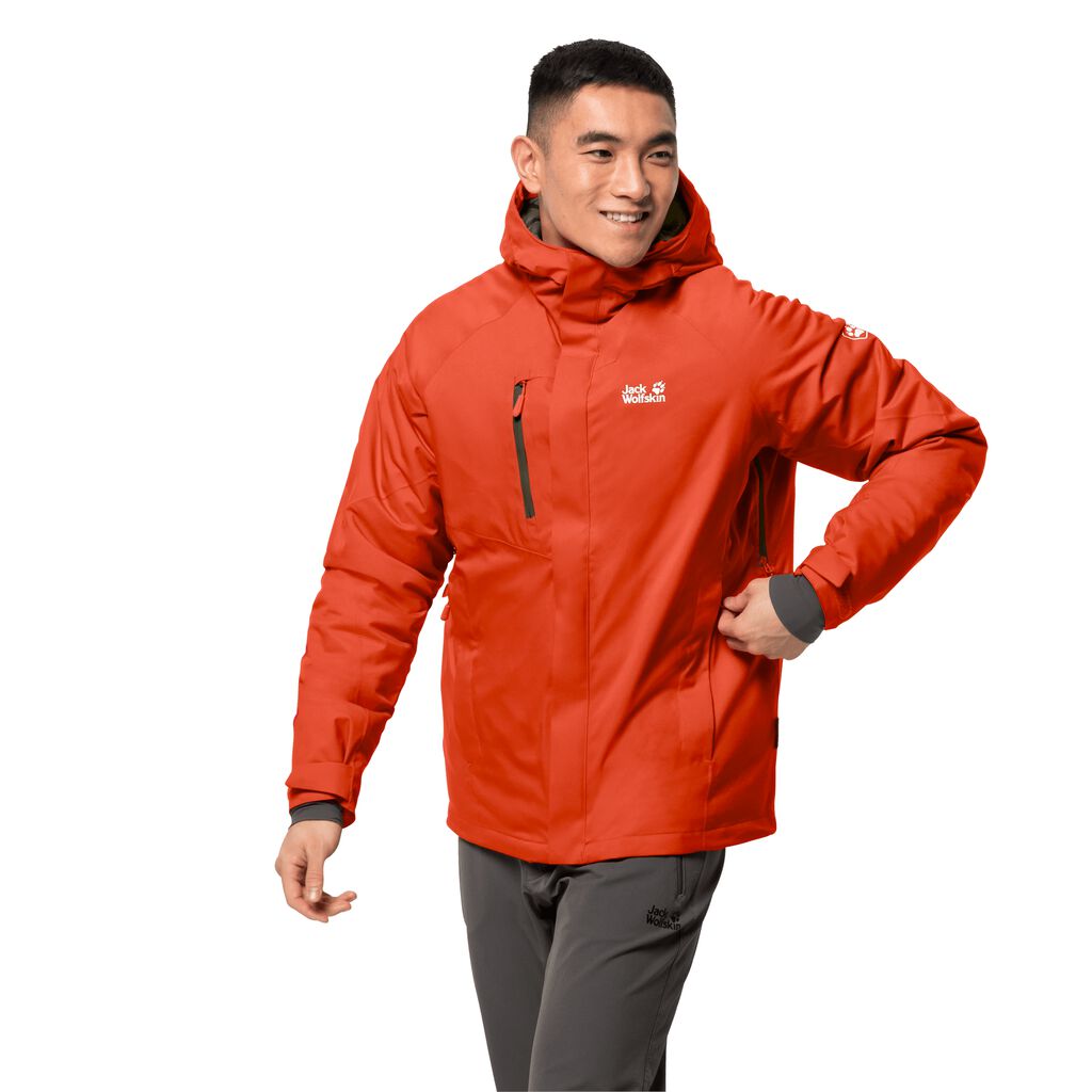 Jack Wolfskin TROPOSPHERE μπουφαν χειμερινα ανδρικα κοκκινα | GR2737831